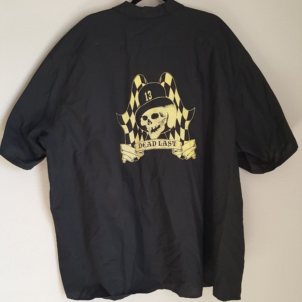 RED KAP Men's Shirt 6XL DEAD LAST S/S Casual Retro Rockabilly Work Horror